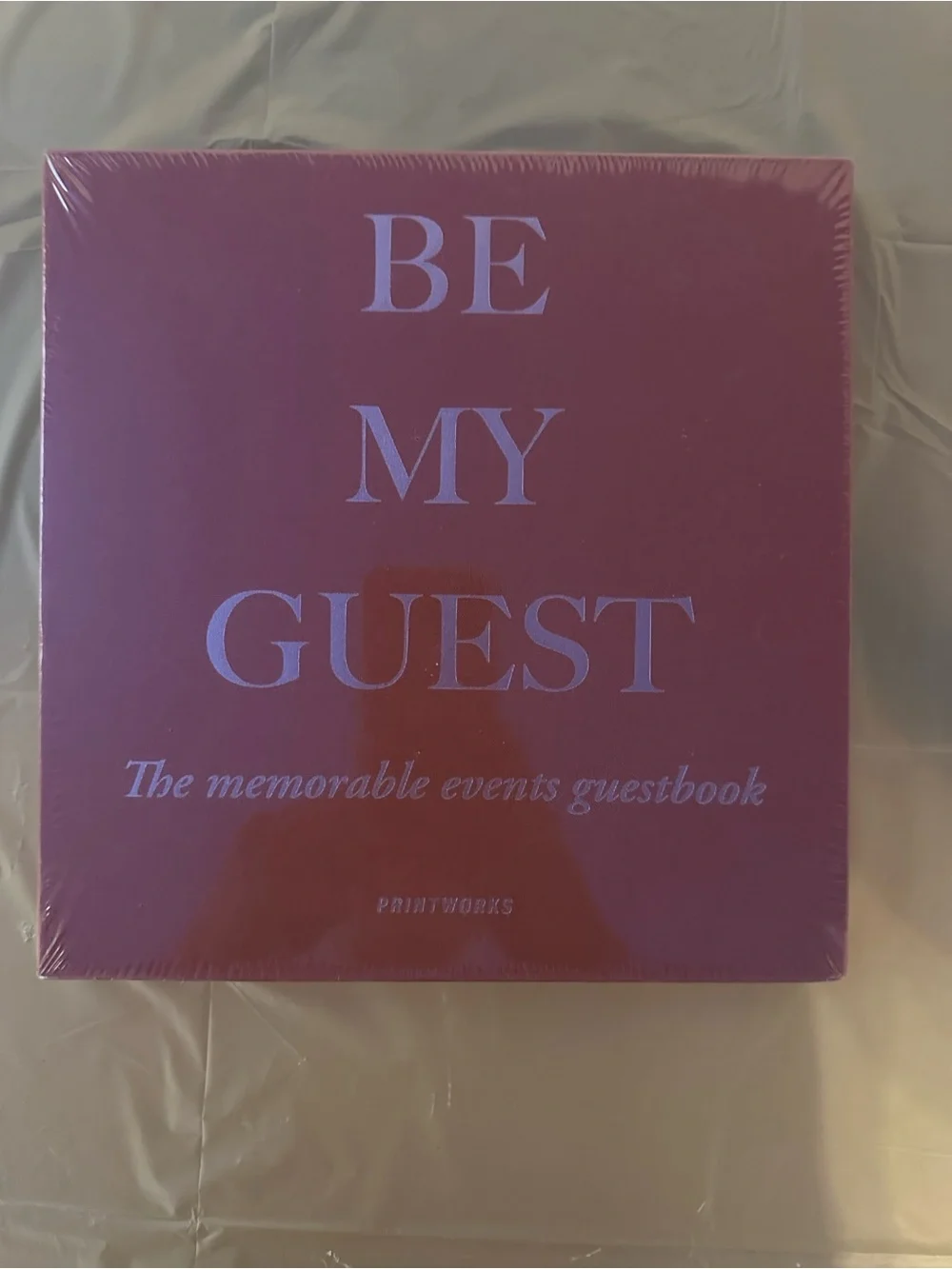 'Be My Guest' Purple Event Guestbook